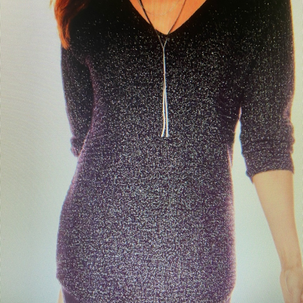 Black and Silver Sweater